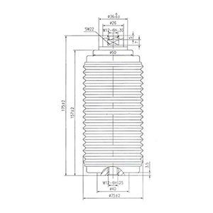 ZN28 VS1断路器用真空灭弧室(208A)